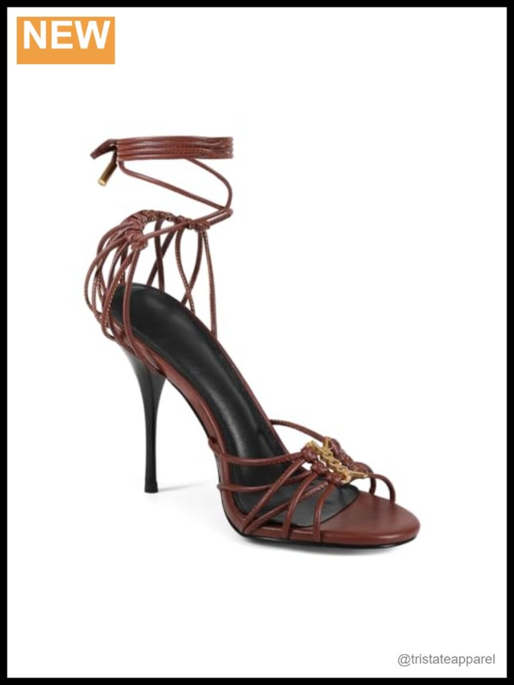 Strappy Lace Up High Heels Open Toe Stiletto Ankle Wrap Party Wedding Sandals